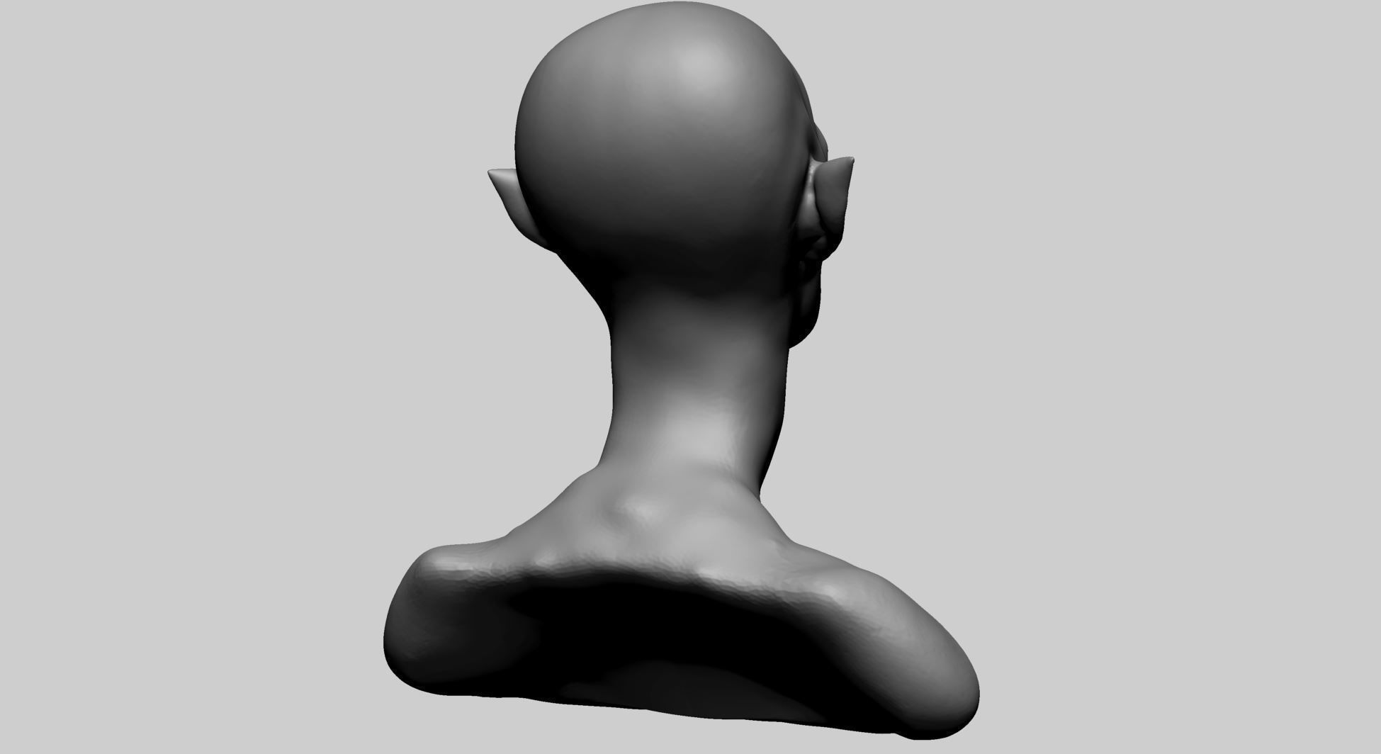 Fantasy Female Head O 3D model_4