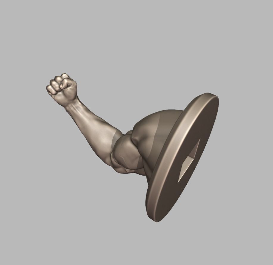 Bodybuilding hook 3D print model_7