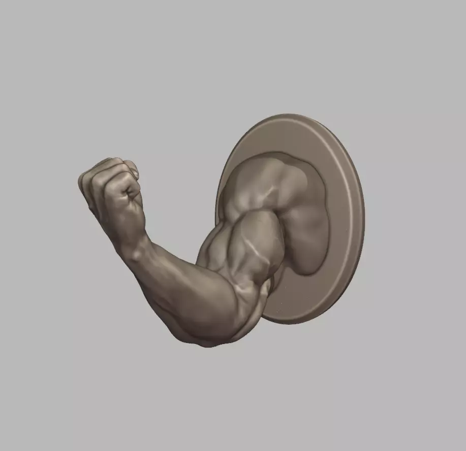 Bodybuilding hook 3D print model_0