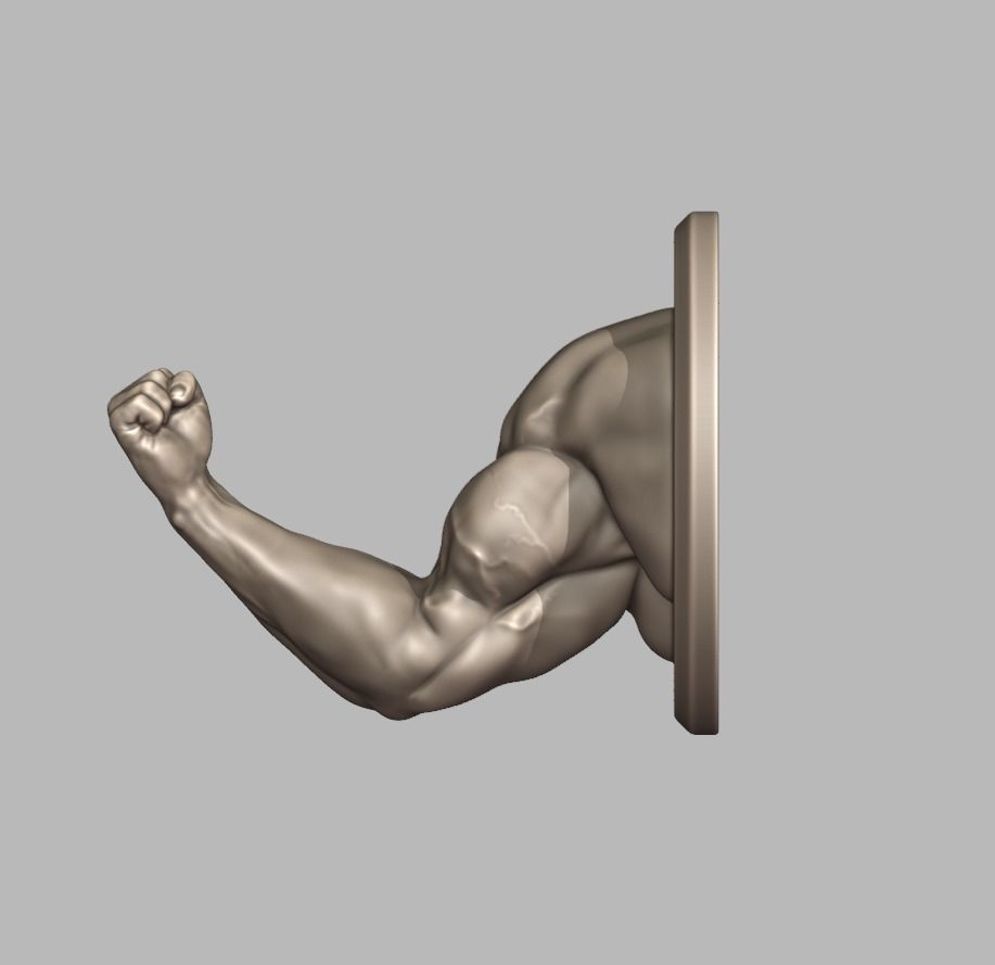 Bodybuilding hook 3D print model_2