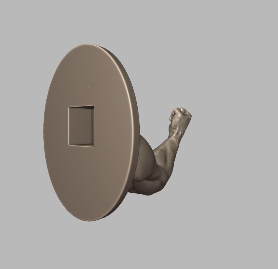 Bodybuilding hook 3D print model_5