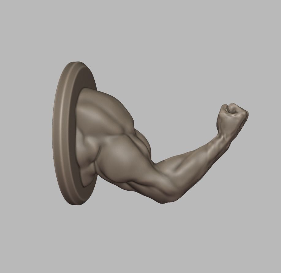 Bodybuilding hook 3D print model_4