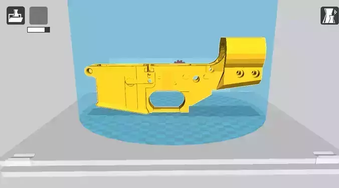 AR15 3D Receiver  ar lower good toy