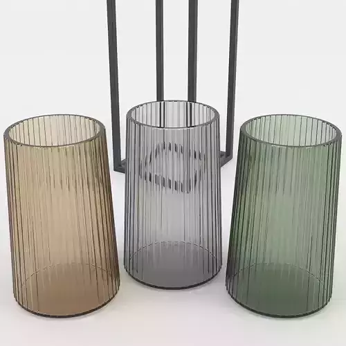 Vase ROY - D13xH20cm - JYSK 3D model