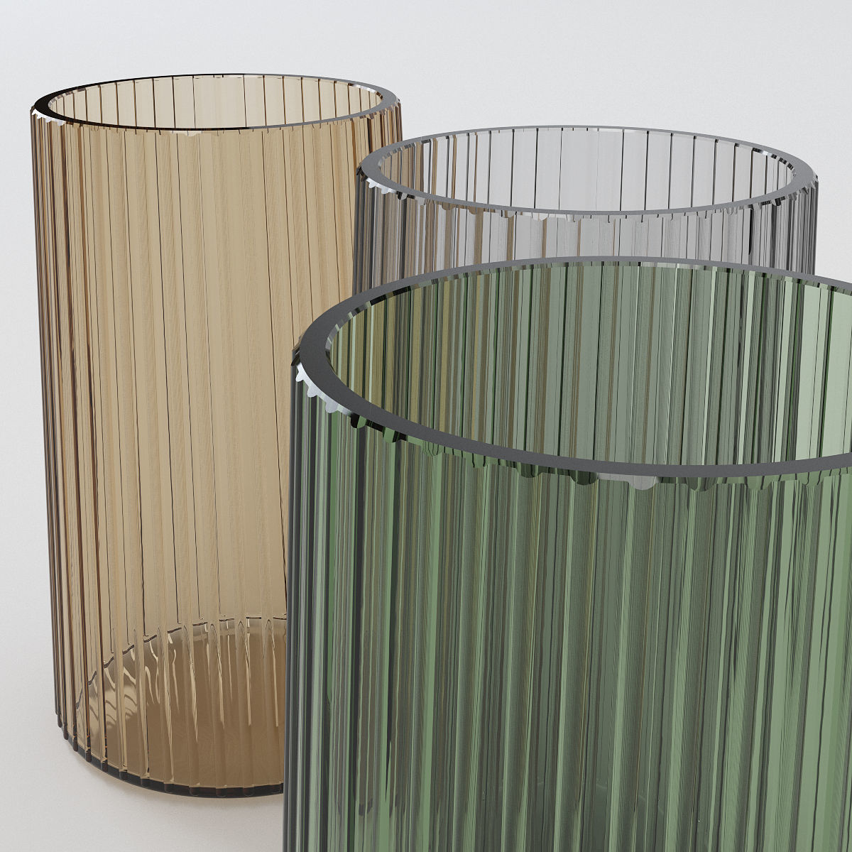 Vase ROY - D13xH20cm - JYSK 3D model_5