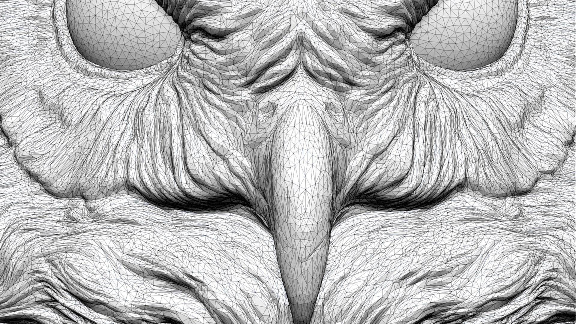 Owl head 3D print model_19