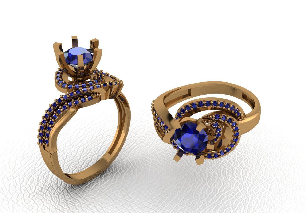 RING B245 3D print model_4