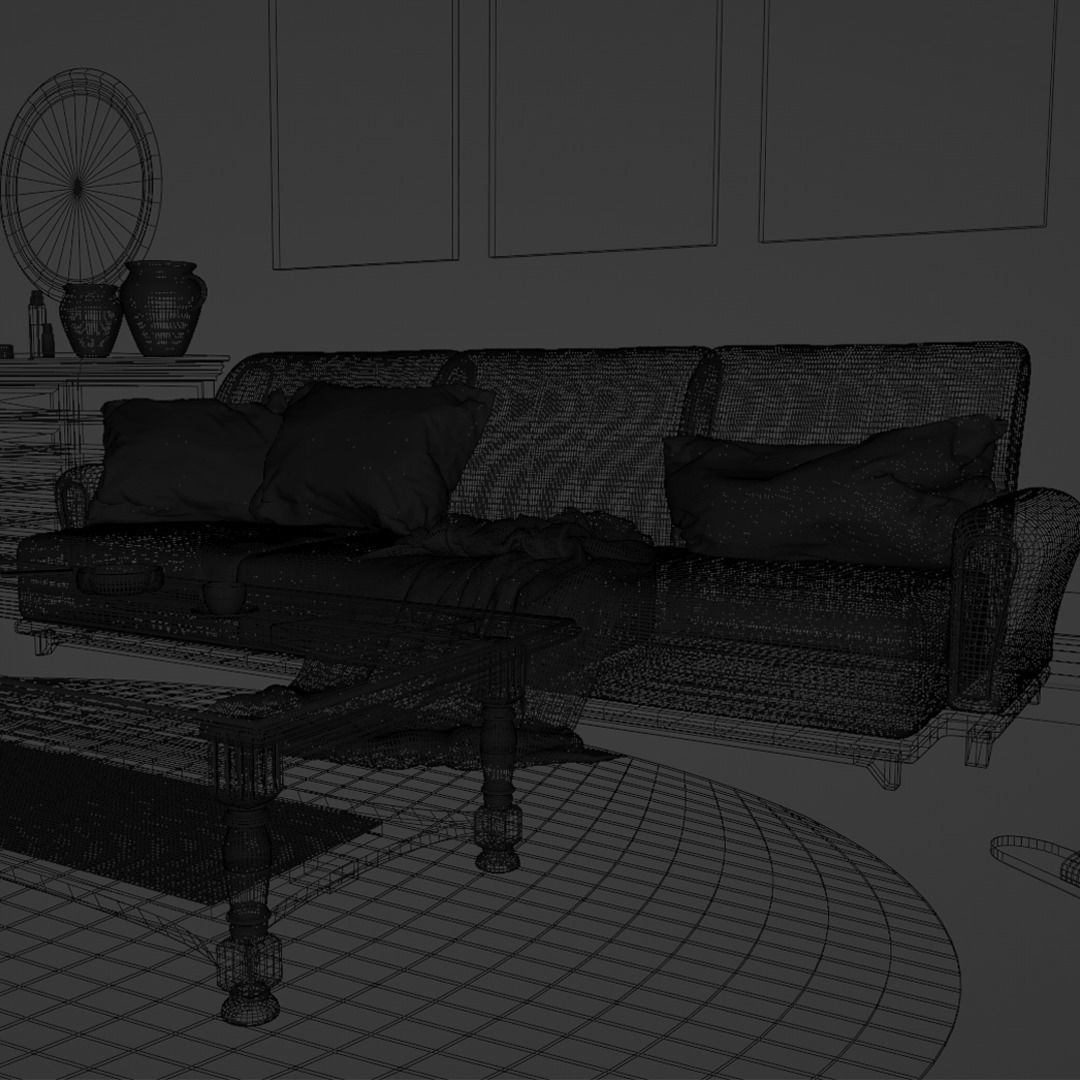 Interior scene  3D model_5