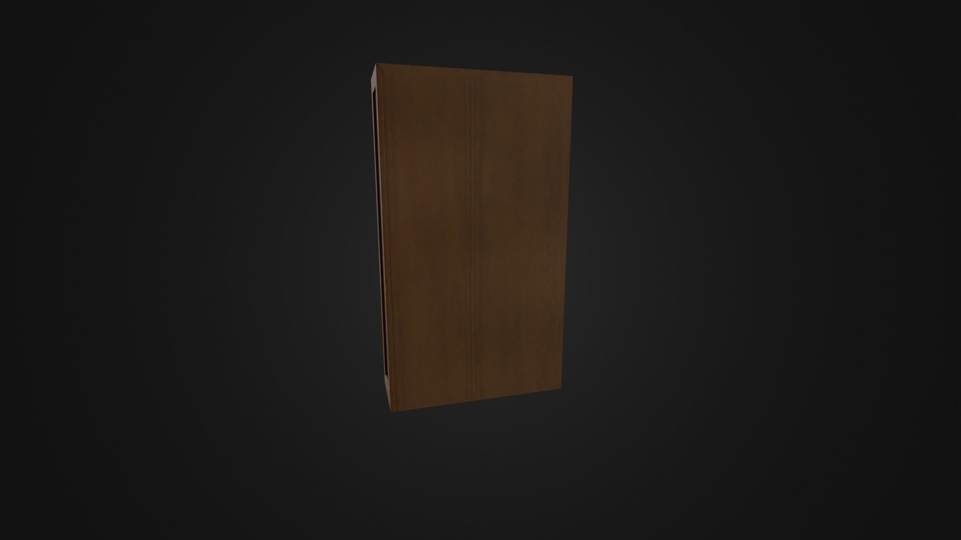 Bookshelf with Japanese Books 01 Low-poly 3D model_25