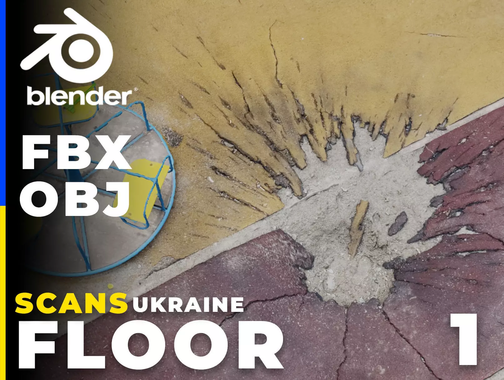SCANS Ukraine  Floor  Vol 1 Low-poly 3D model_0