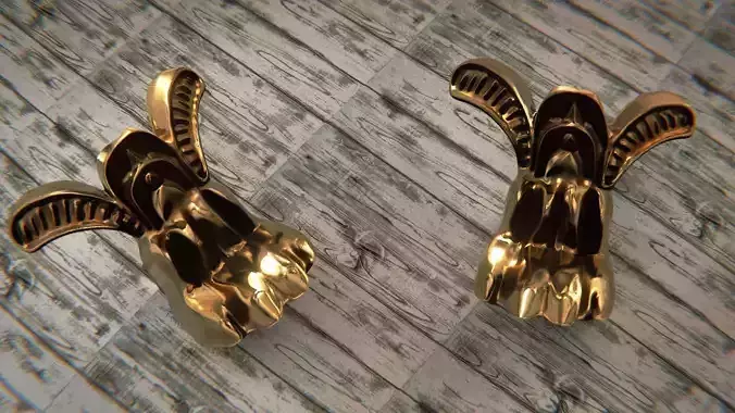Lion Paw Leg Feet for Furniture 3D print model