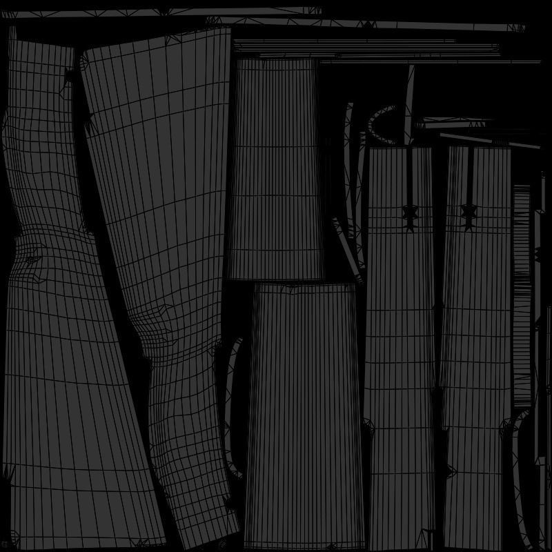 Rifle German Mauser Gewehr 71 Low-poly 3D model_8