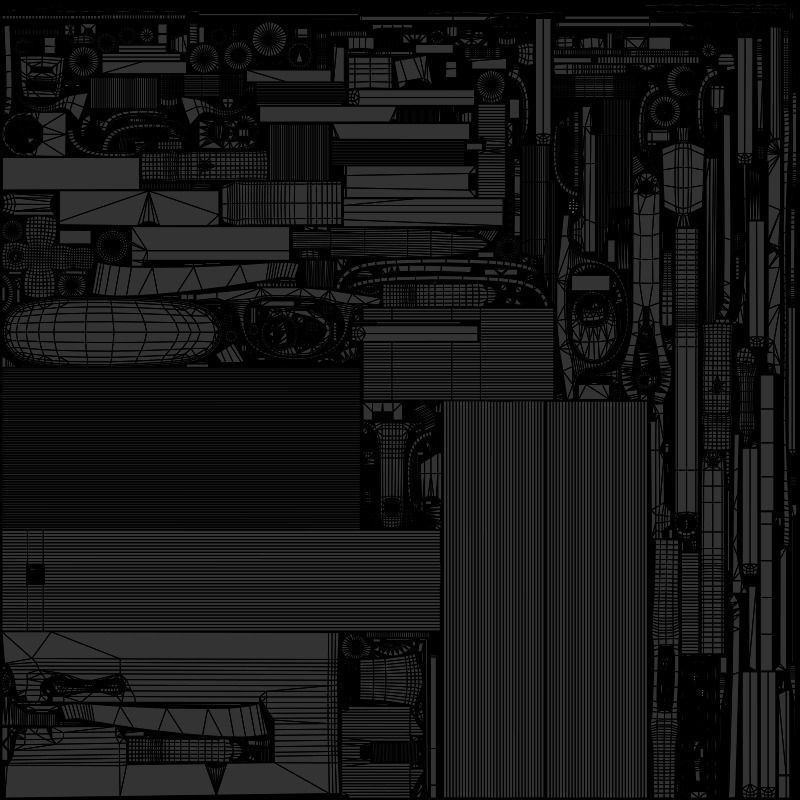 Rifle German Mauser Gewehr 71 Low-poly 3D model_7