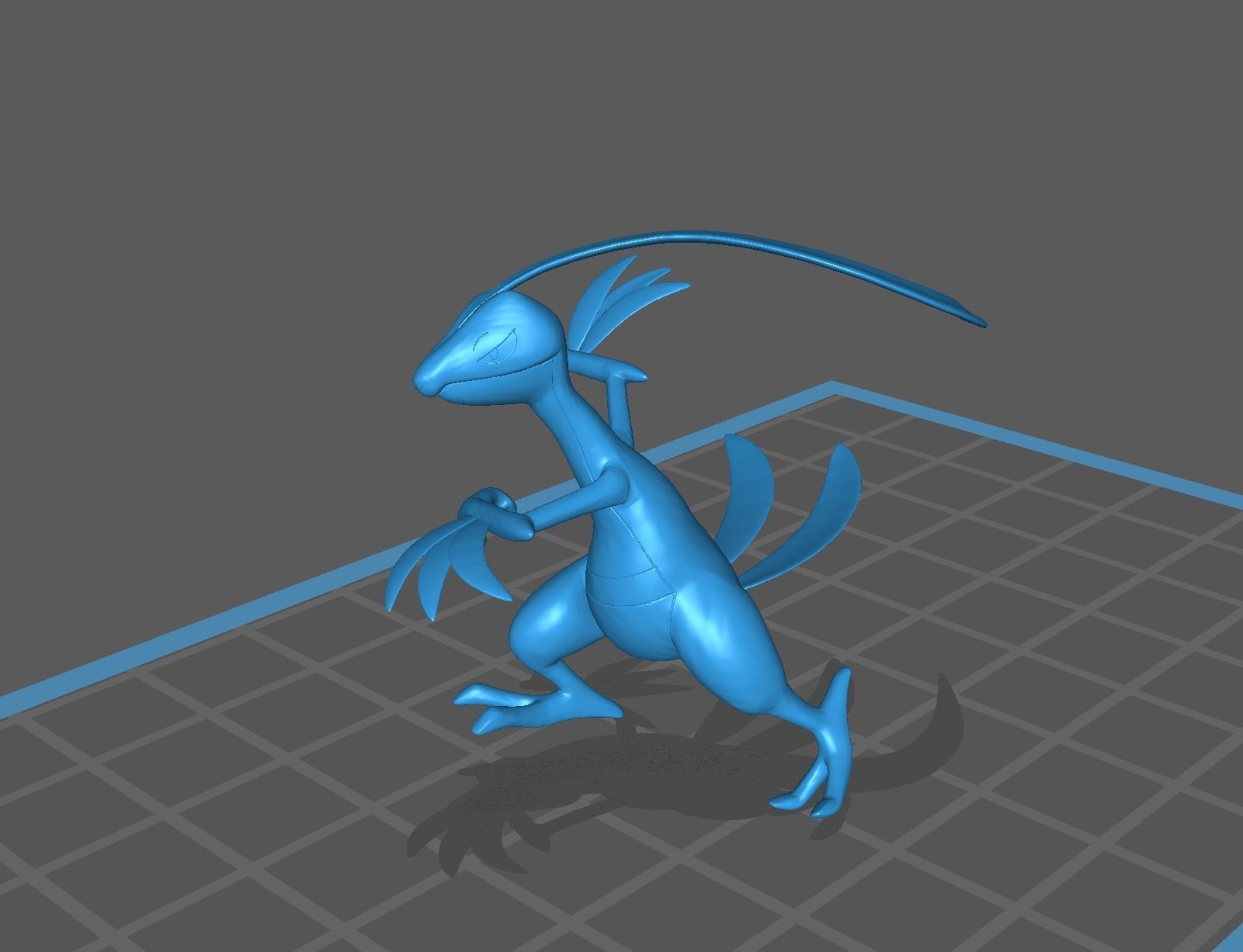 Treecko Grovyle Sceptile and Mega 3D print model 3D print model_45