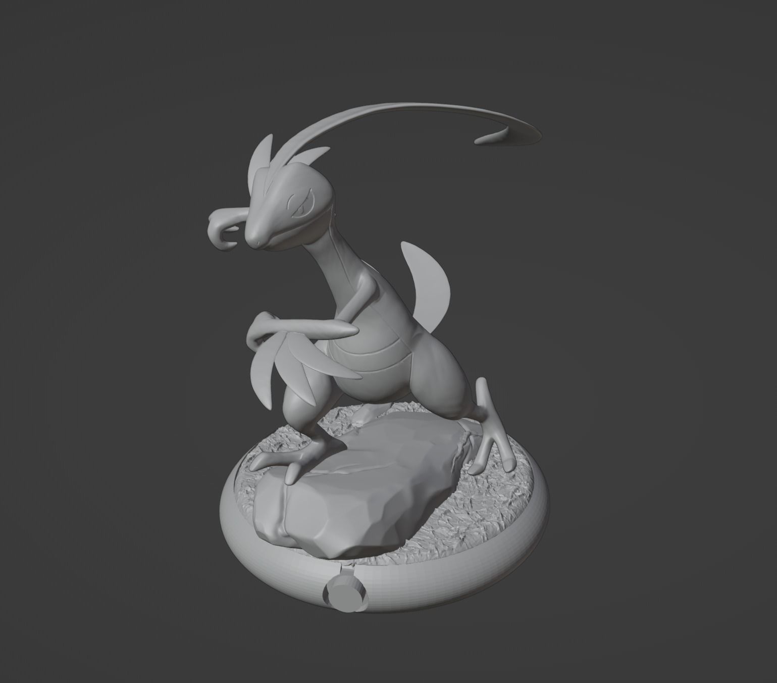 Treecko Grovyle Sceptile and Mega 3D print model 3D print model_37