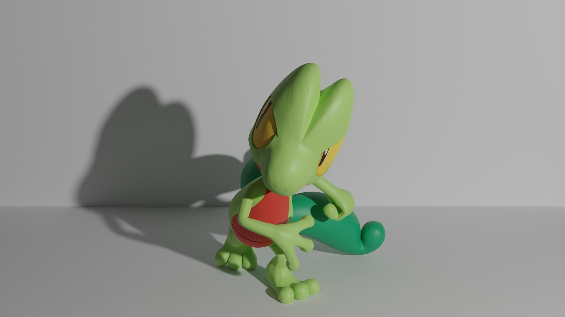 Treecko Grovyle Sceptile and Mega 3D print model 3D print model_2