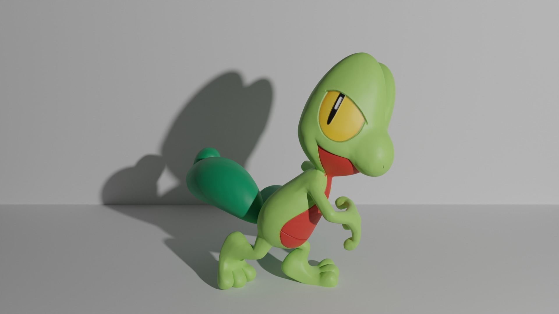 Treecko Grovyle Sceptile and Mega 3D print model 3D print model_1