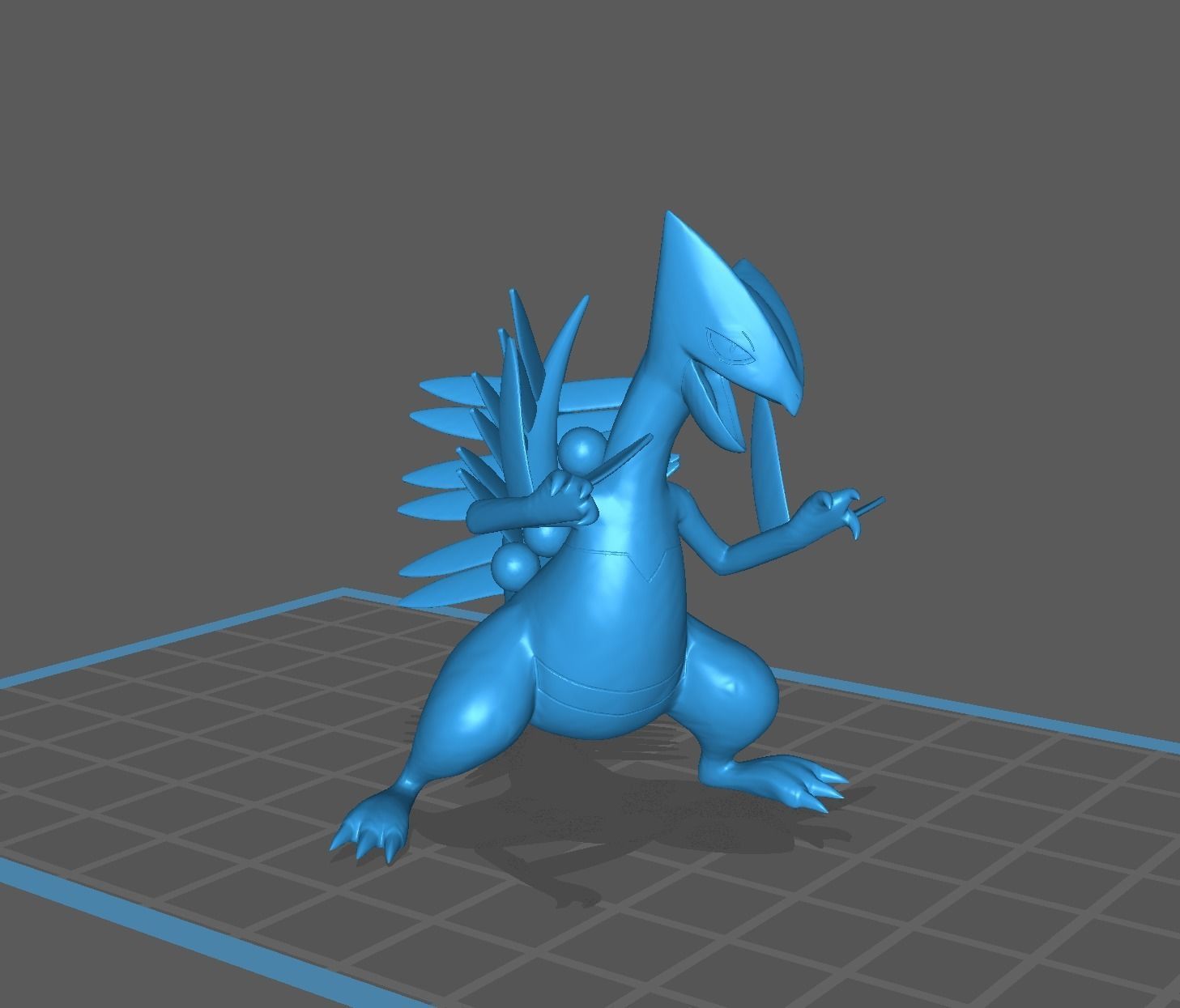 Treecko Grovyle Sceptile and Mega 3D print model 3D print model_52