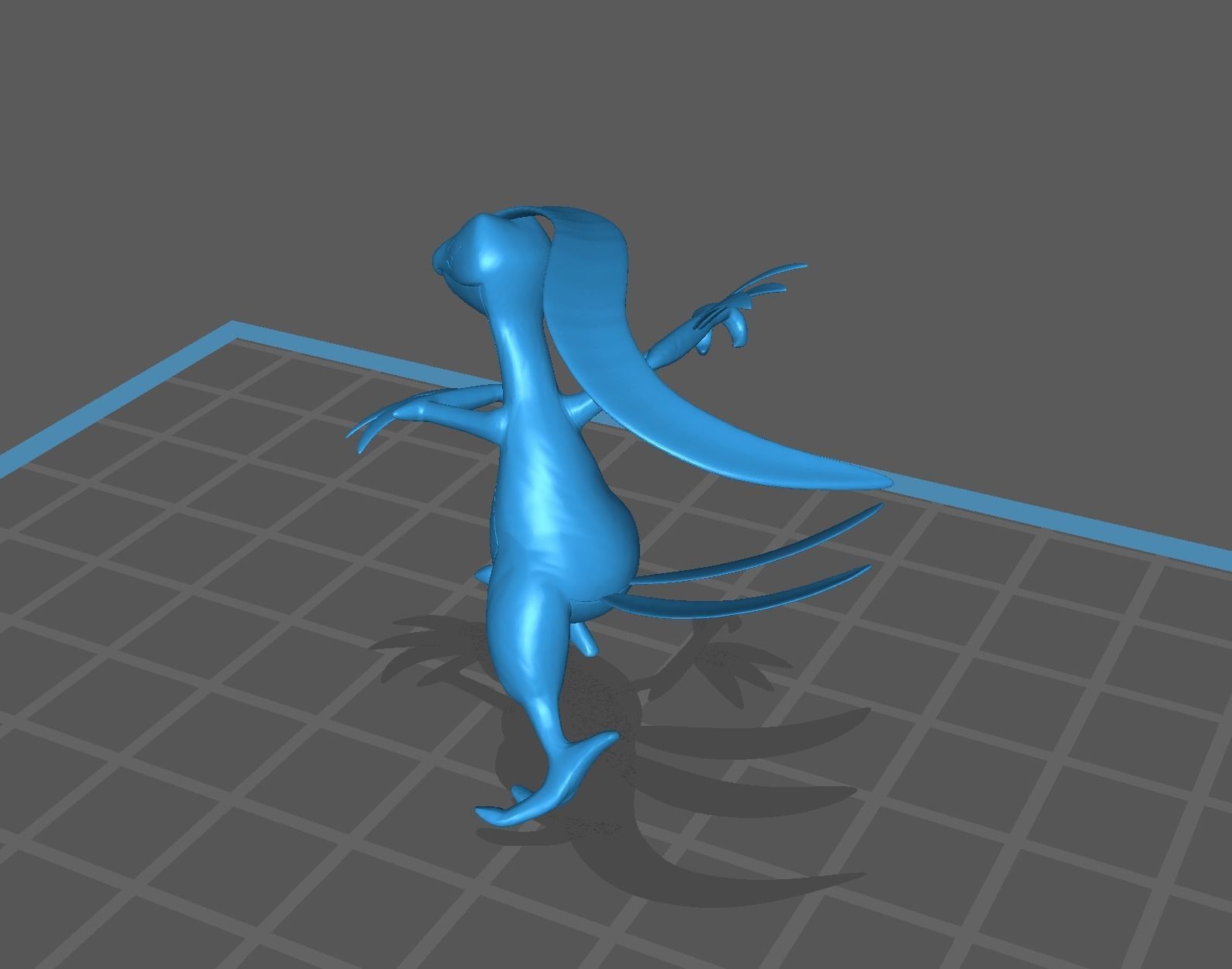 Treecko Grovyle Sceptile and Mega 3D print model 3D print model_42