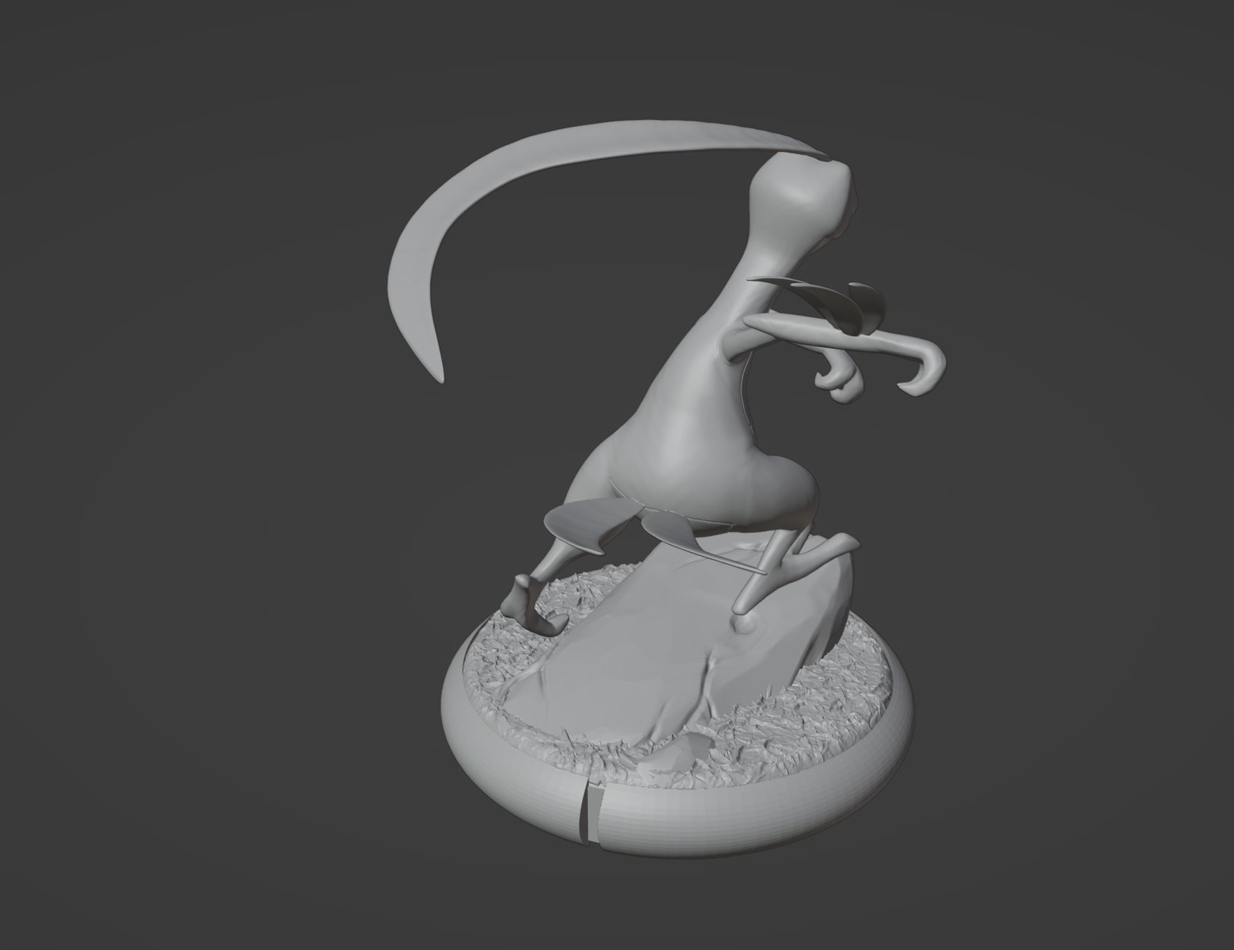 Treecko Grovyle Sceptile and Mega 3D print model 3D print model_40