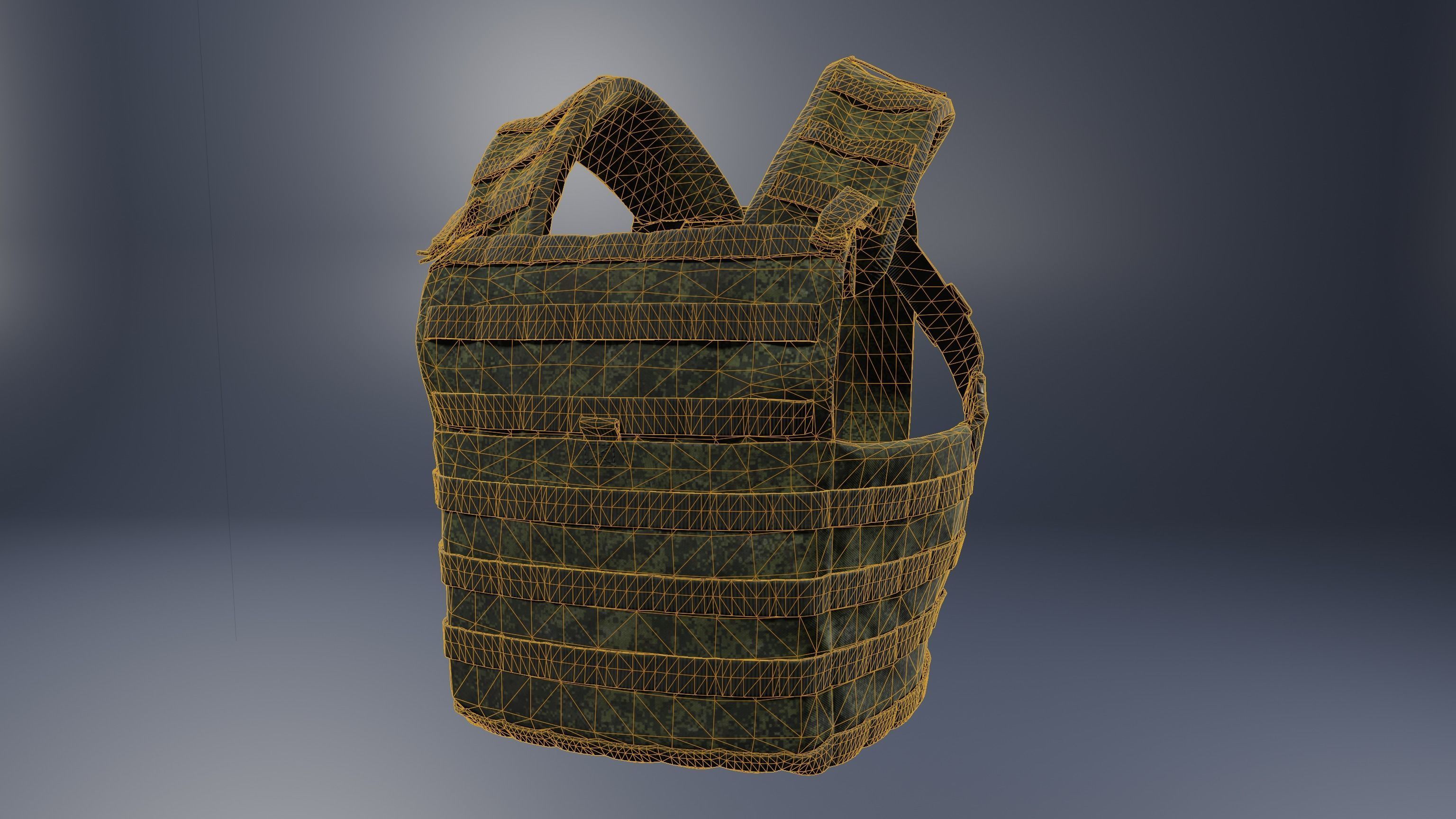 Russian Soldier Ratnik Low-poly 3D model_14