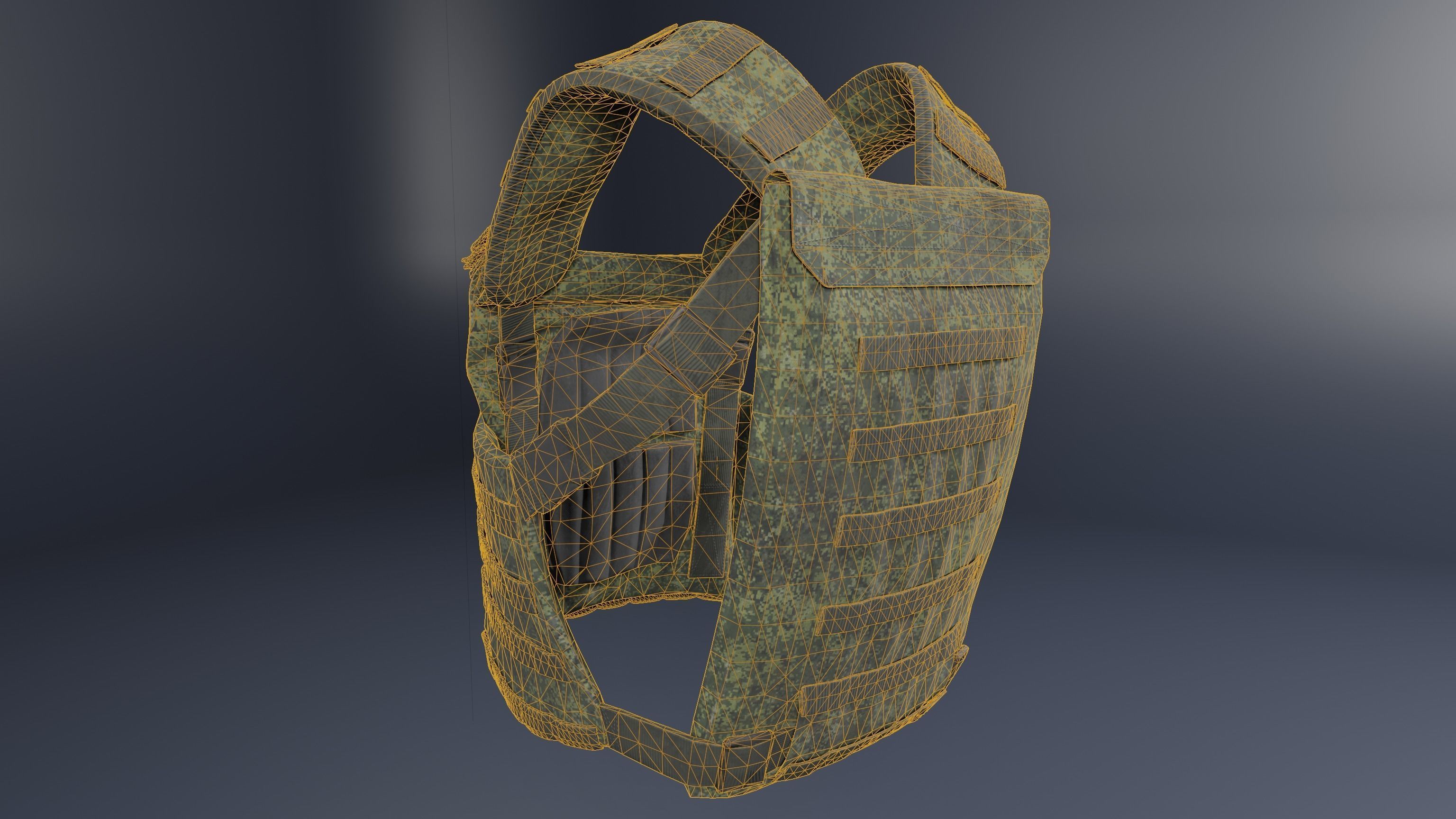 Russian Soldier Ratnik Low-poly 3D model_15