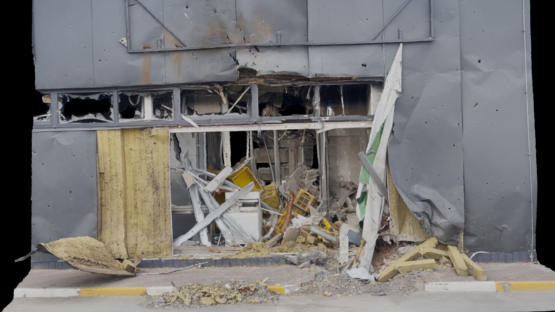 SCANS Ukraine Facades vol 4 Low-poly 3D model_16