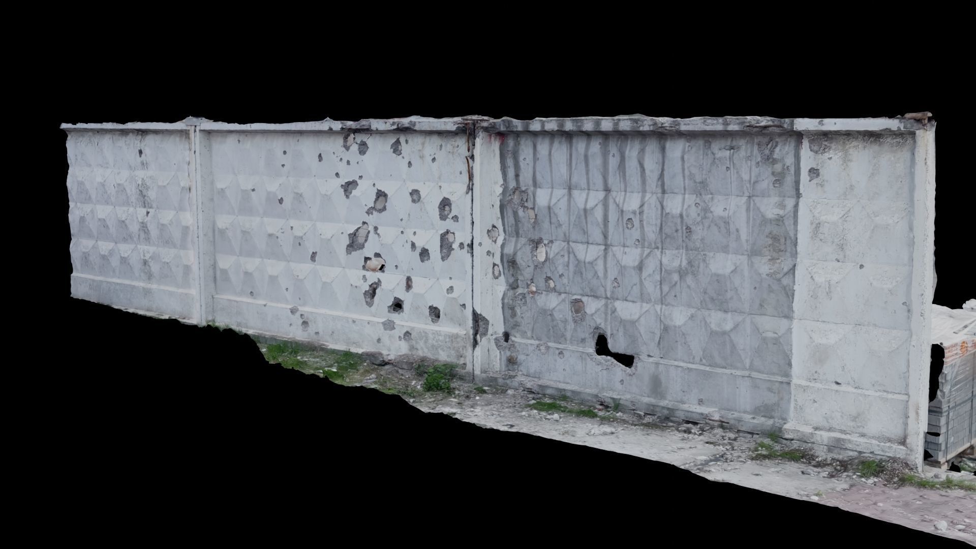 SCANS Ukraine Facades vol 4 Low-poly 3D model_7