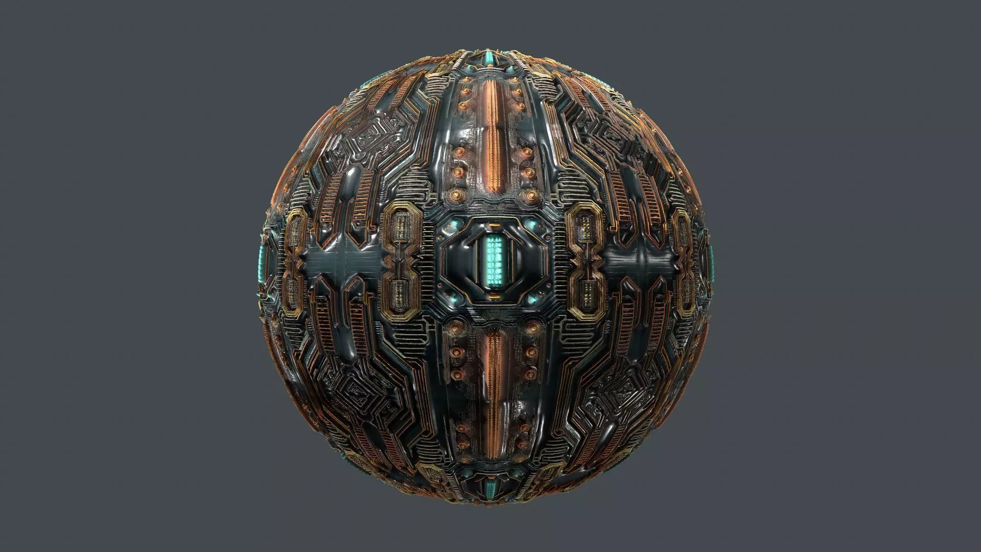 Cyberpunk Seamless PBR Texture 02 Texture_0