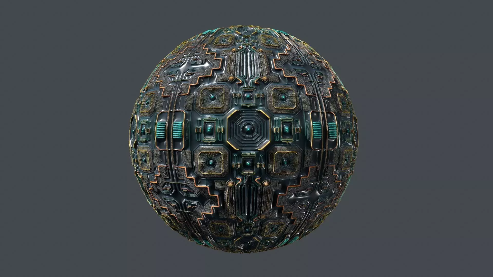 Cyberpunk Seamless PBR Texture 08 Texture