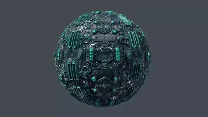 Cyberpunk Seamless PBR Texture 10 Texture