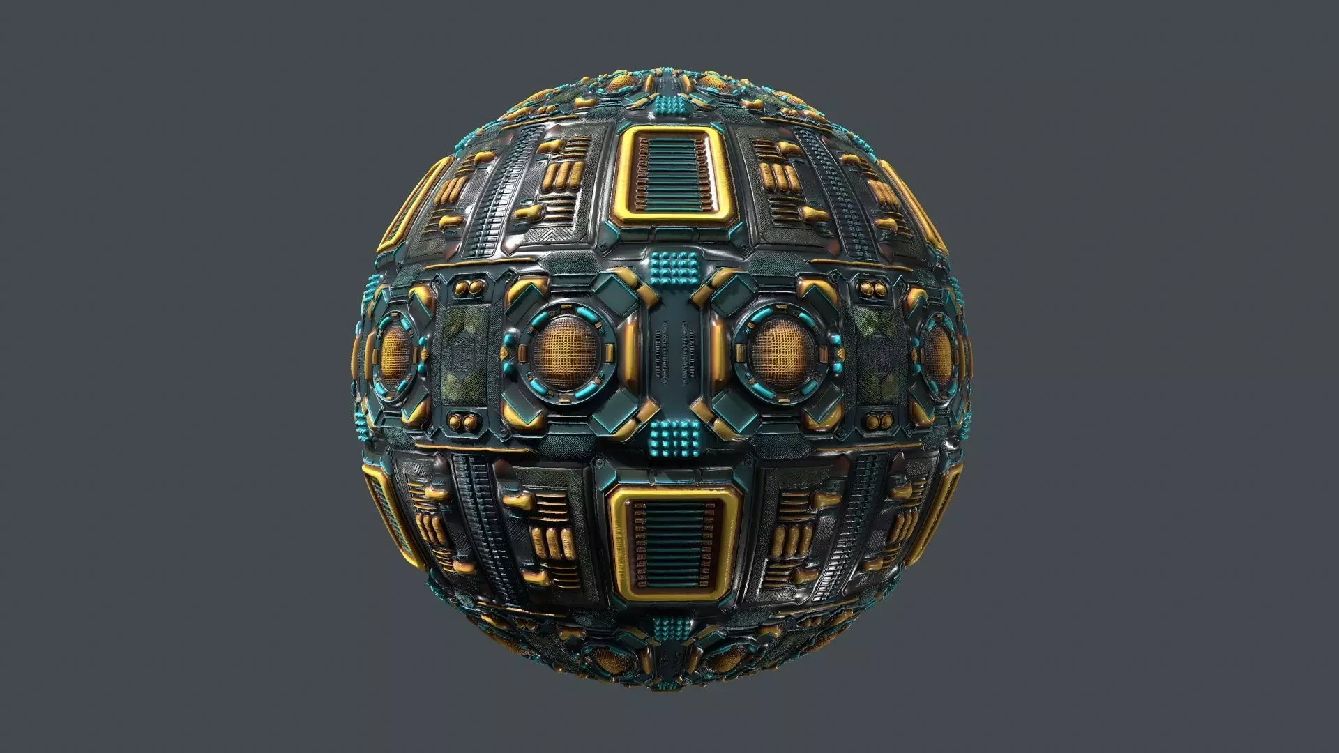 Cyberpunk Seamless PBR Texture 12 Texture_0
