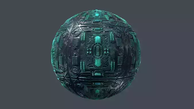 Cyberpunk Seamless PBR Texture 20 Texture