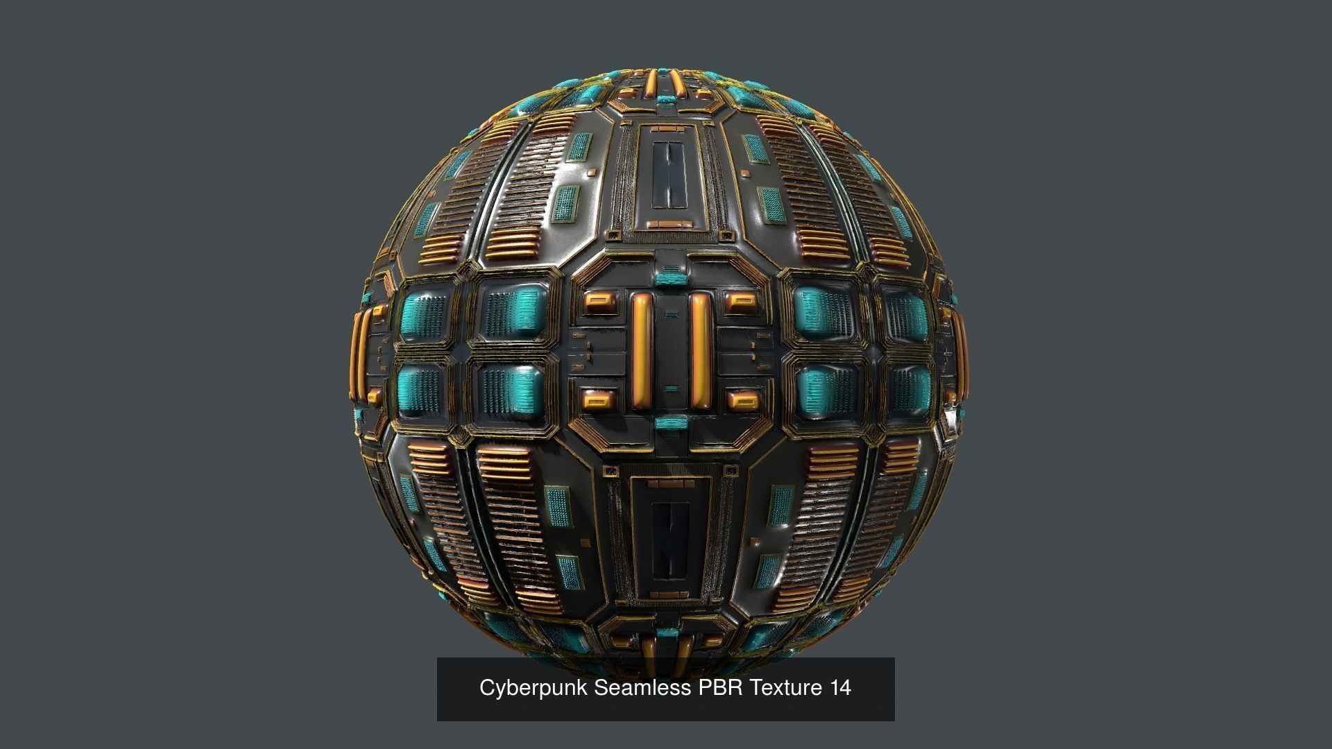 20  Cyberpunk Seamless PBR Texture Pack 01 Texture_16