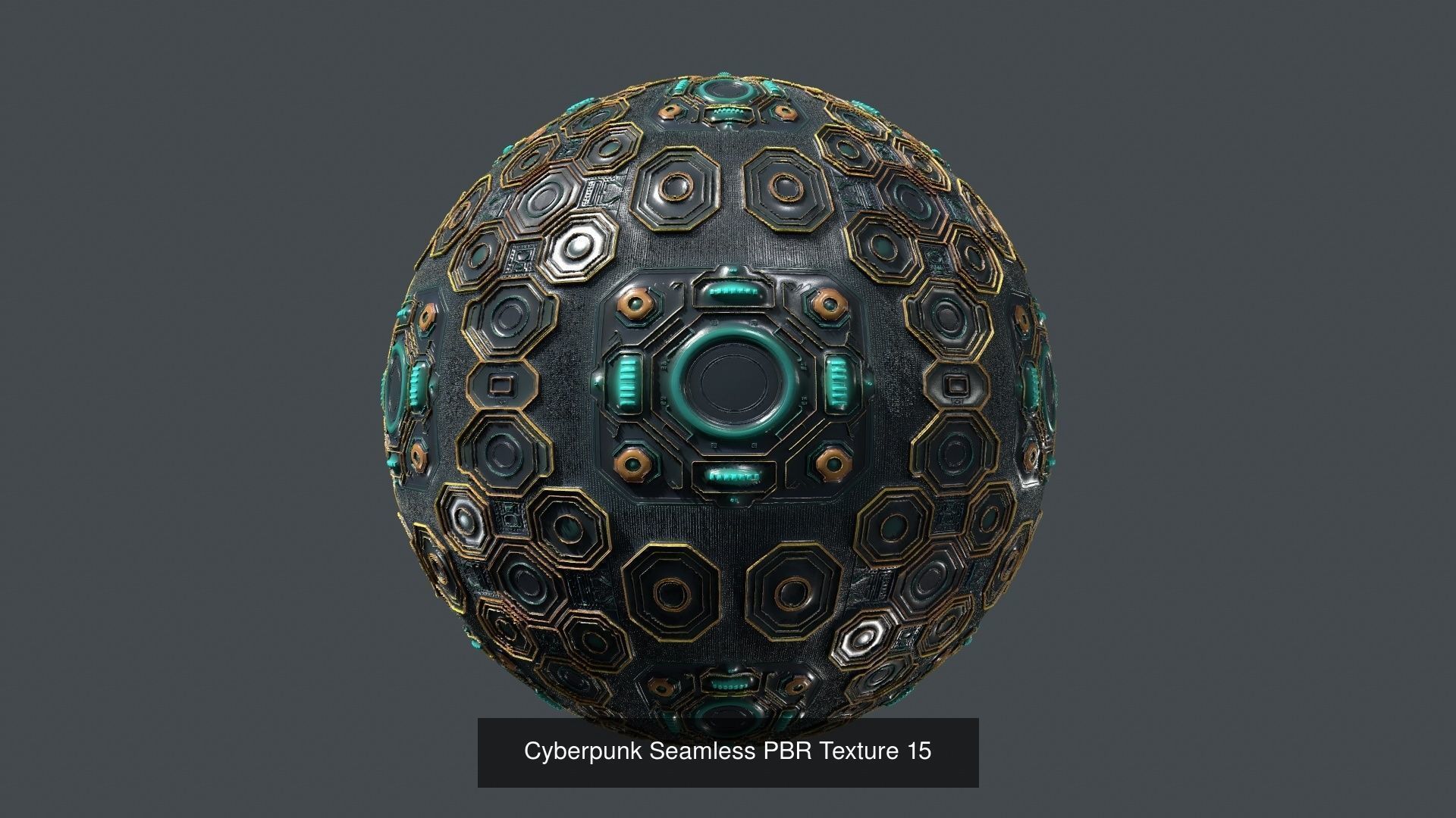 20  Cyberpunk Seamless PBR Texture Pack 01 Texture_17