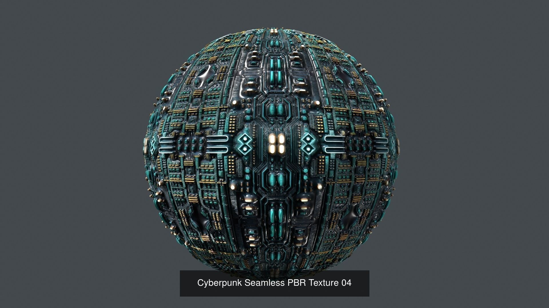 20  Cyberpunk Seamless PBR Texture Pack 01 Texture_6