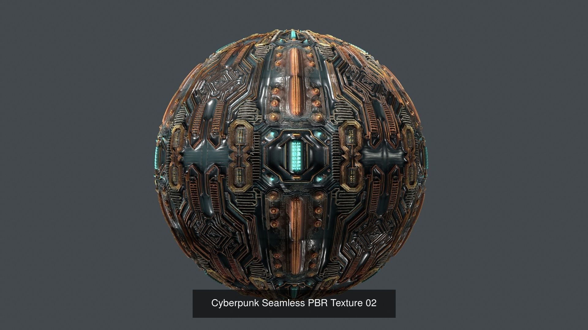 20  Cyberpunk Seamless PBR Texture Pack 01 Texture_4