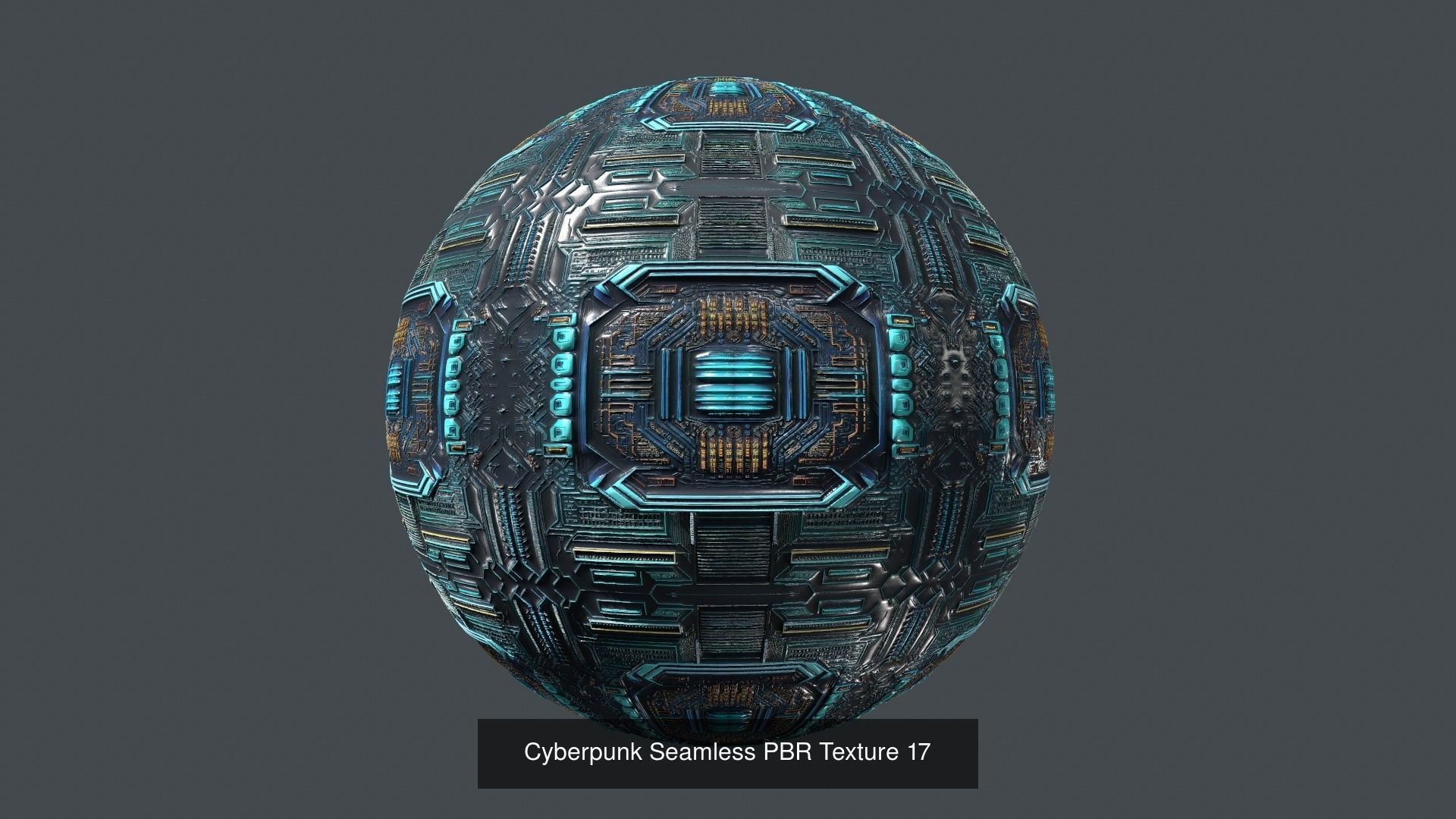 20  Cyberpunk Seamless PBR Texture Pack 01 Texture_19