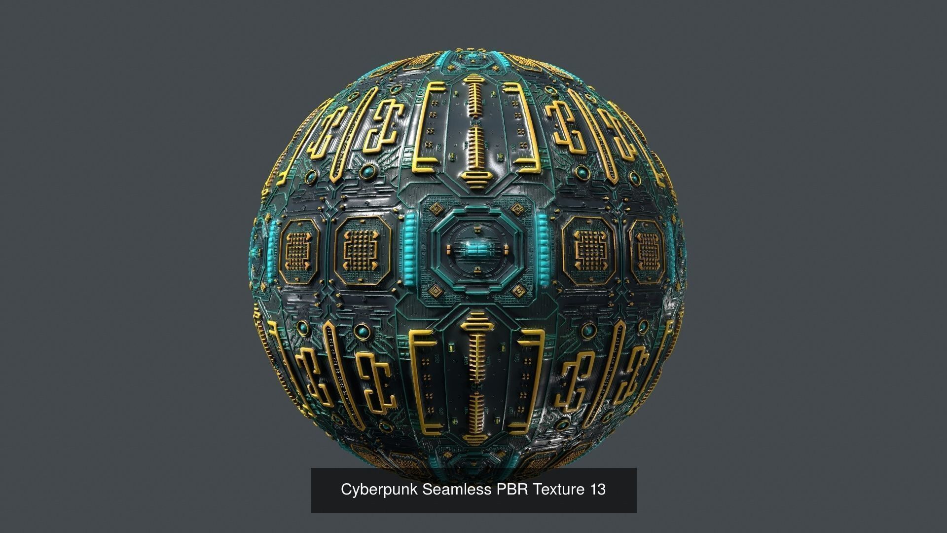 20  Cyberpunk Seamless PBR Texture Pack 01 Texture_15