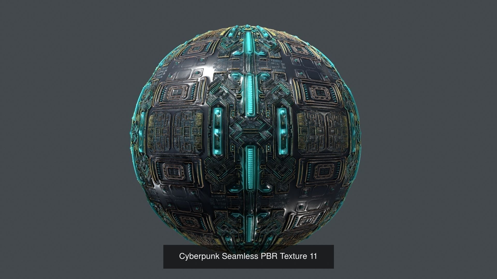 20  Cyberpunk Seamless PBR Texture Pack 01 Texture_13