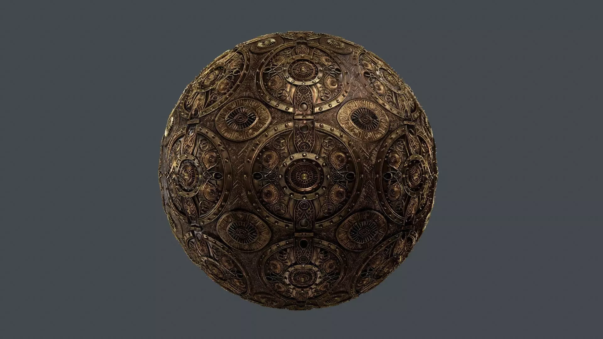 Steampunk Seamless PBR Texture 01 Texture_0