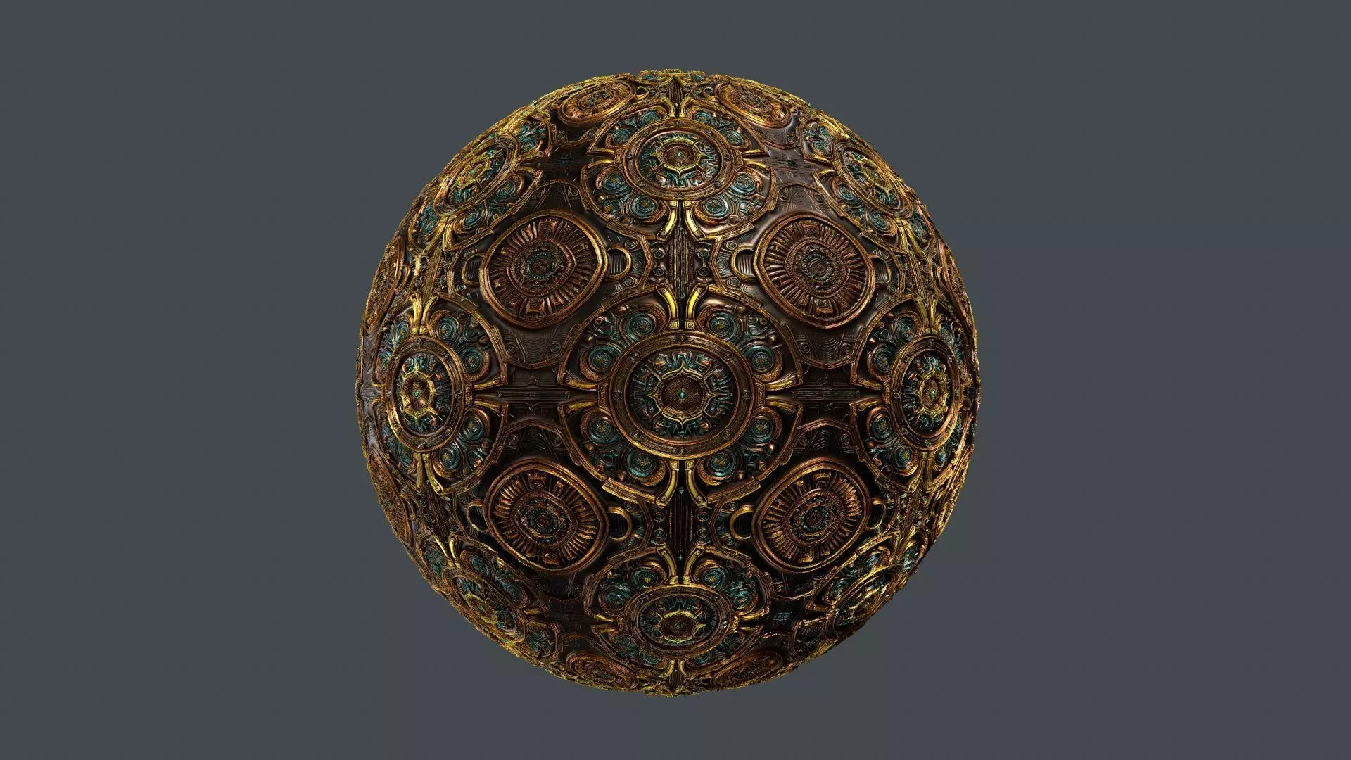Steampunk Seamless PBR Texture 02 Texture_0