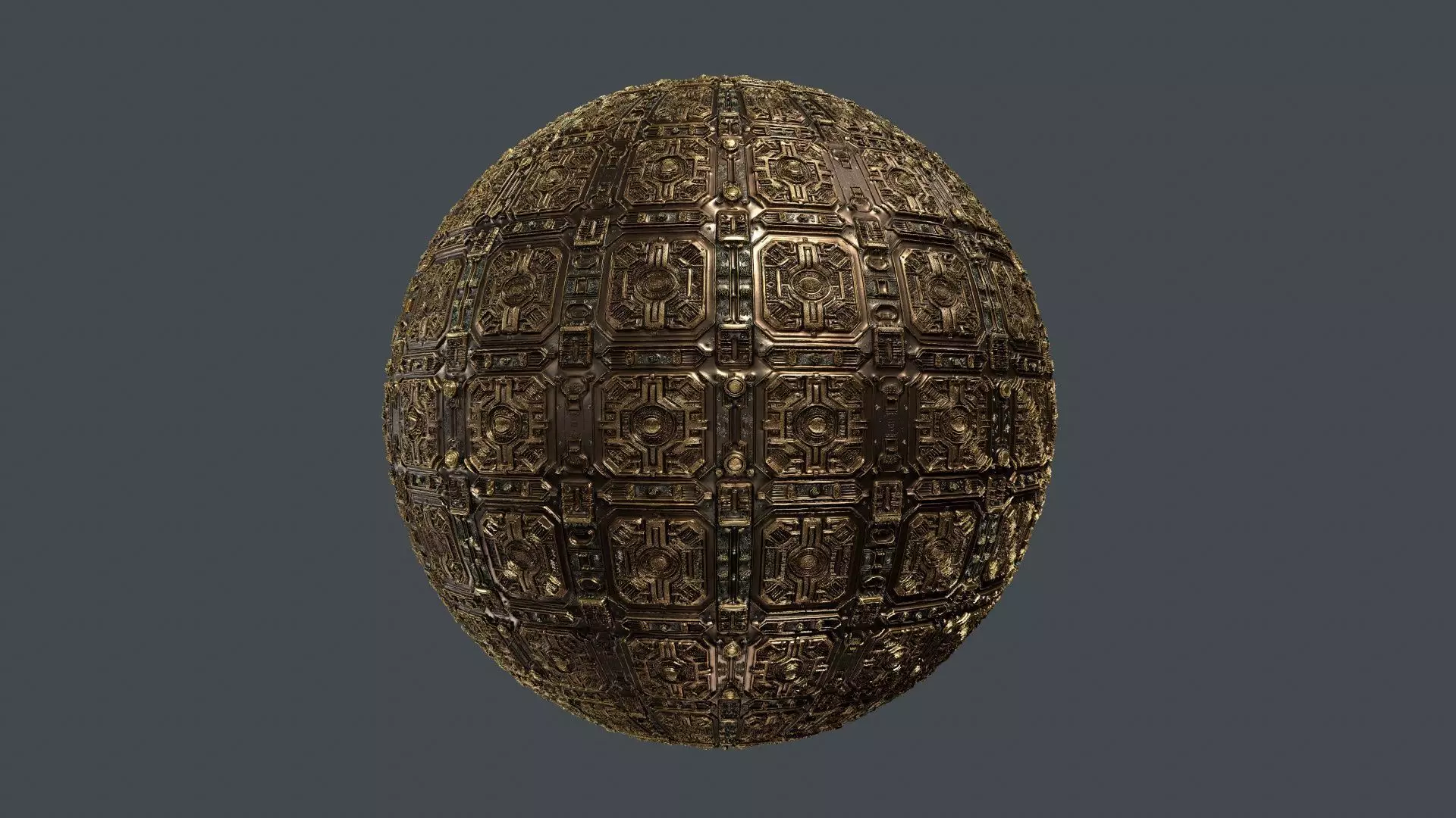 Steampunk Seamless PBR Texture 06 Texture_0