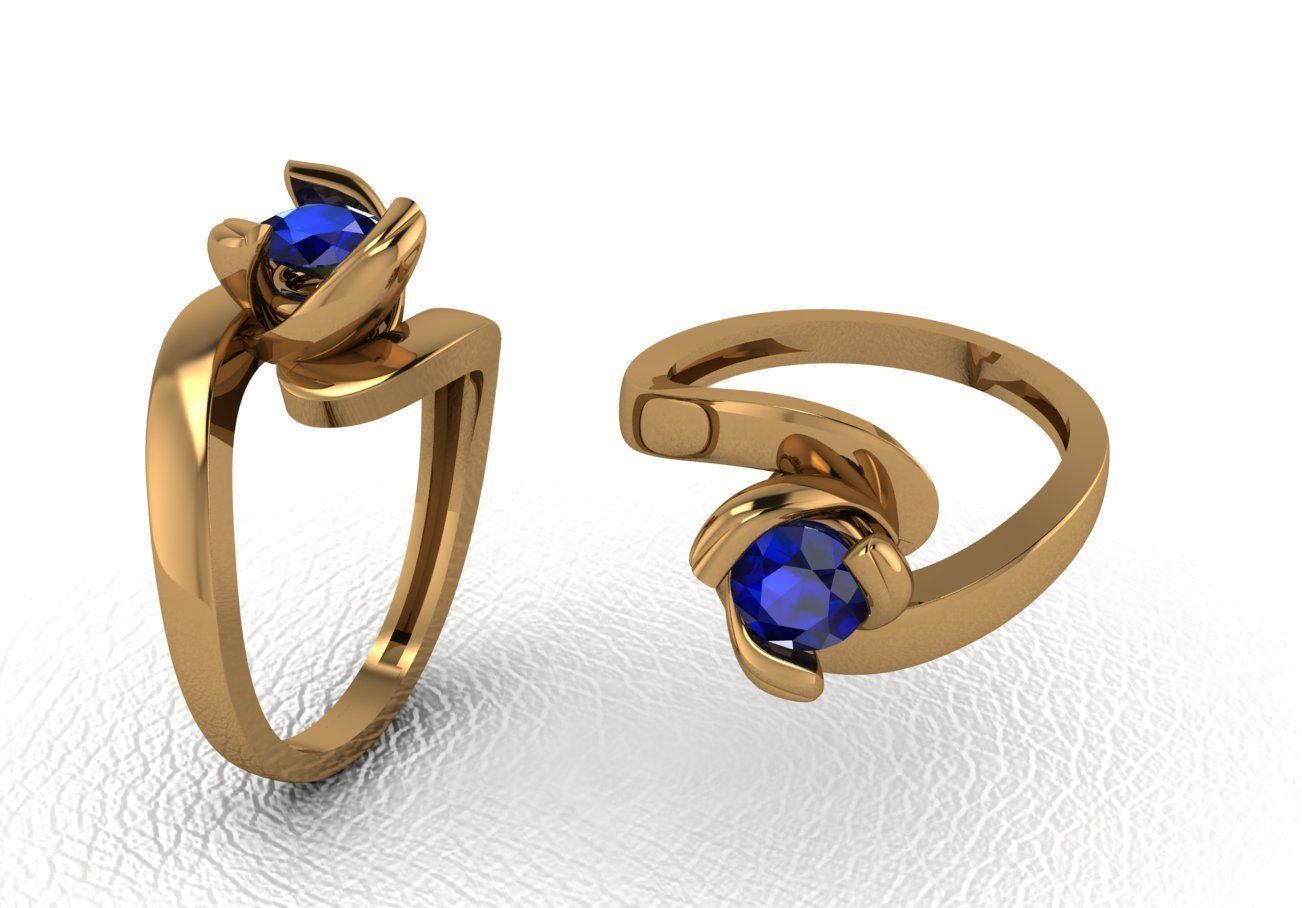 Ring B156 3D print model_28