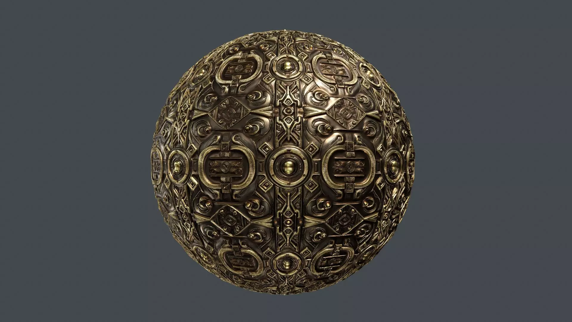 Steampunk Seamless PBR Texture 07 Texture_0