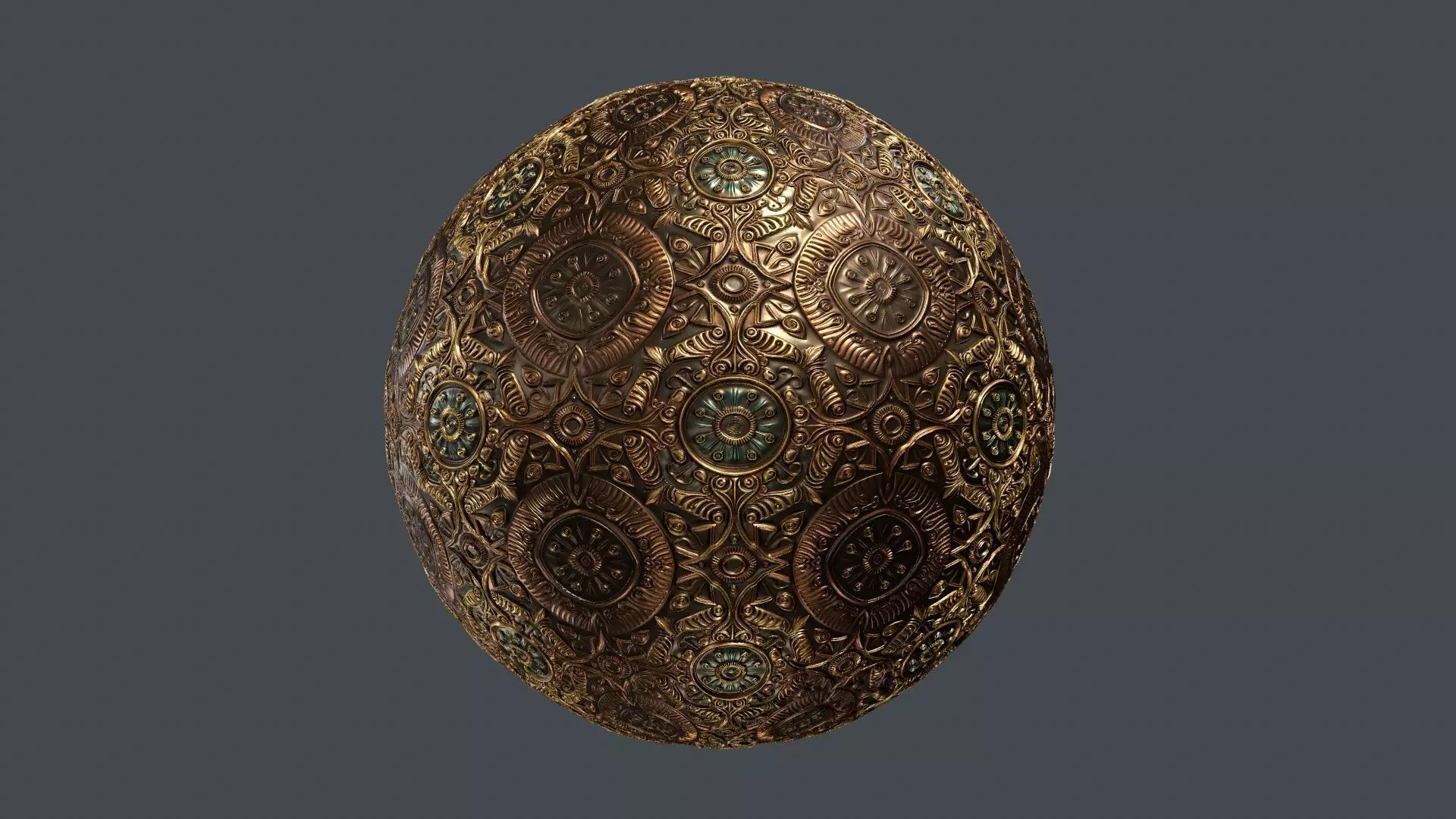 Steampunk Seamless PBR Texture 08 Texture_0
