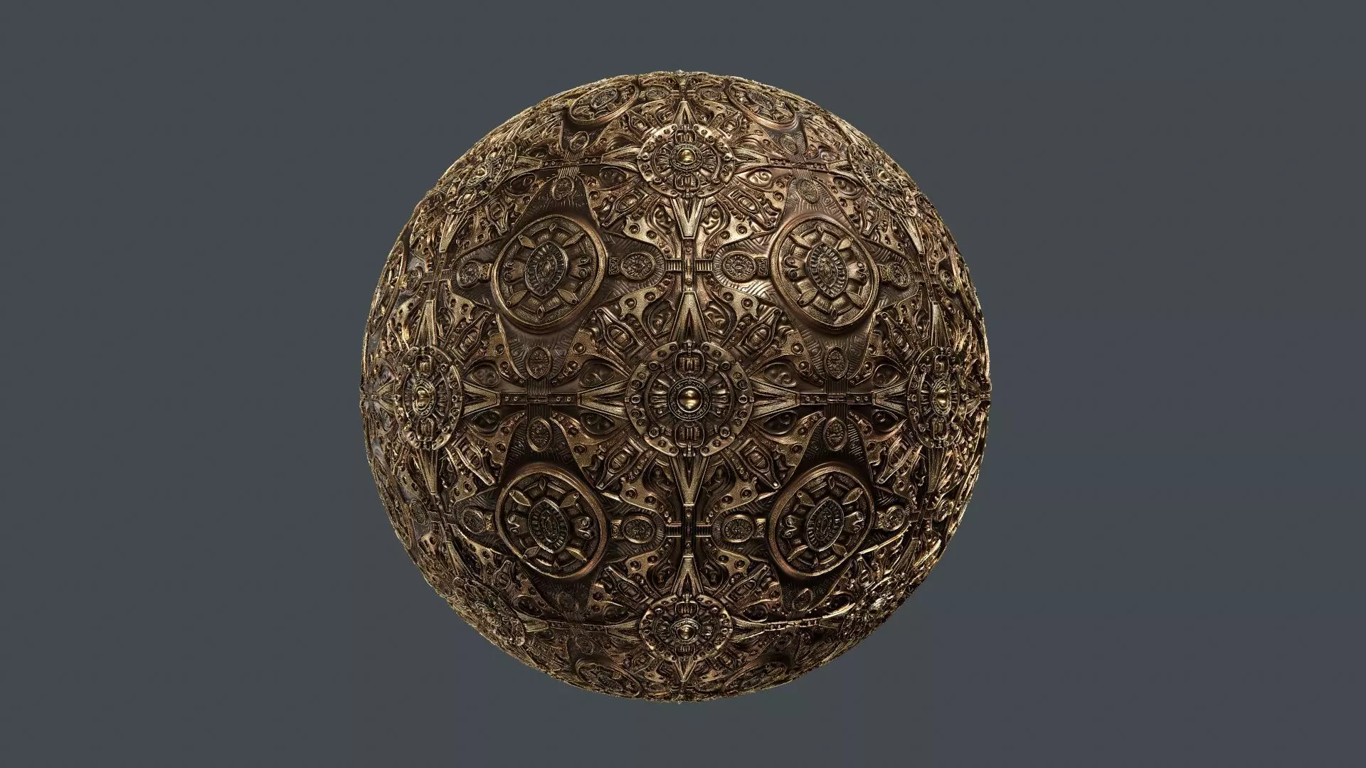 Steampunk Seamless PBR Texture 10 Texture_0