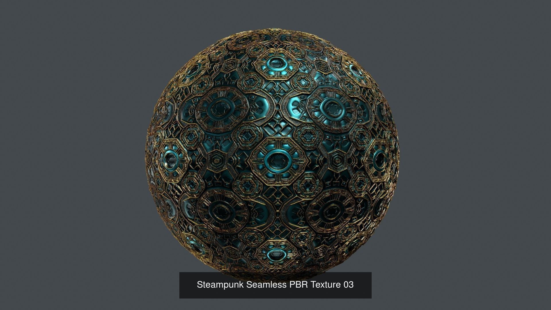 15 Steampunk Seamless PBR Textures Texture_3