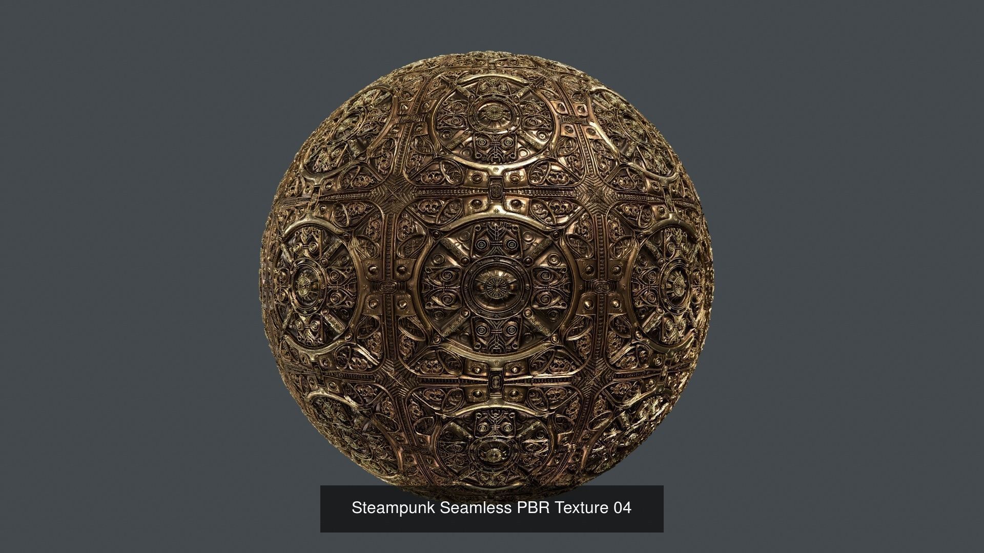 15 Steampunk Seamless PBR Textures Texture_4