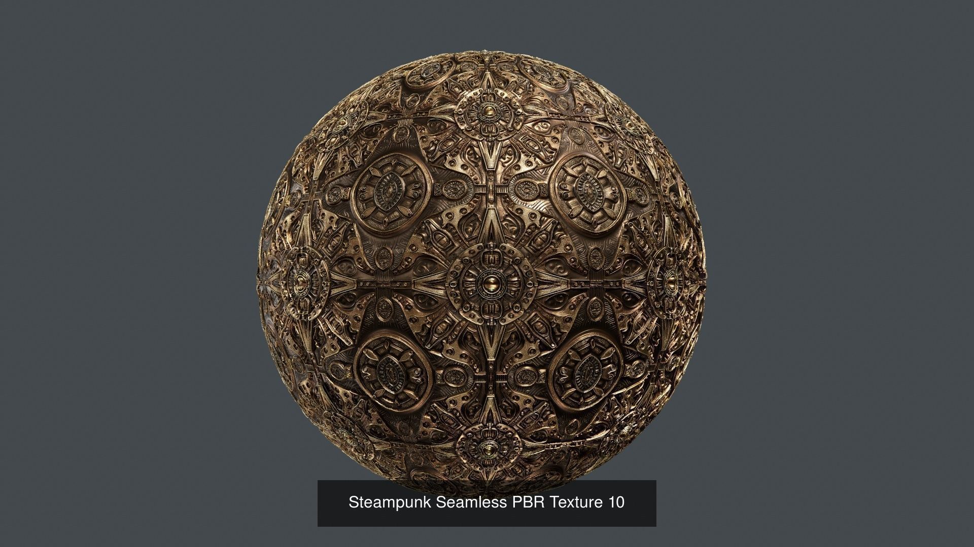 15 Steampunk Seamless PBR Textures Texture_10